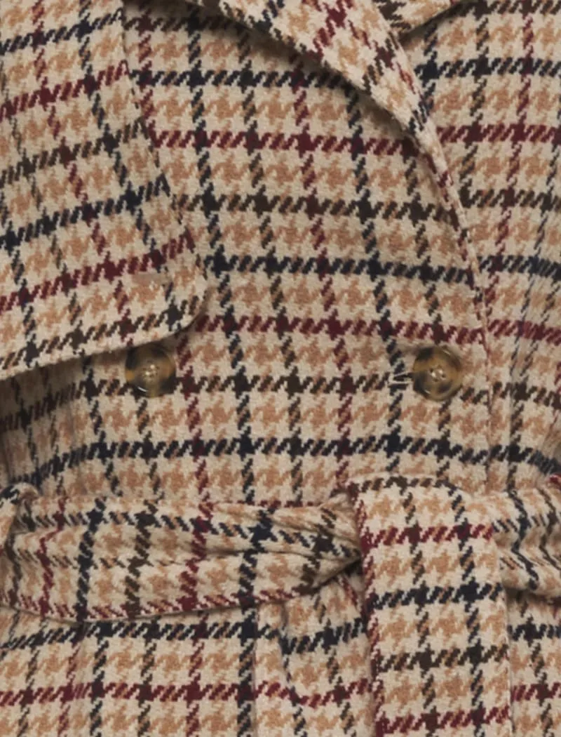 Notting Hill Trench | Newbury Plaid Tweed