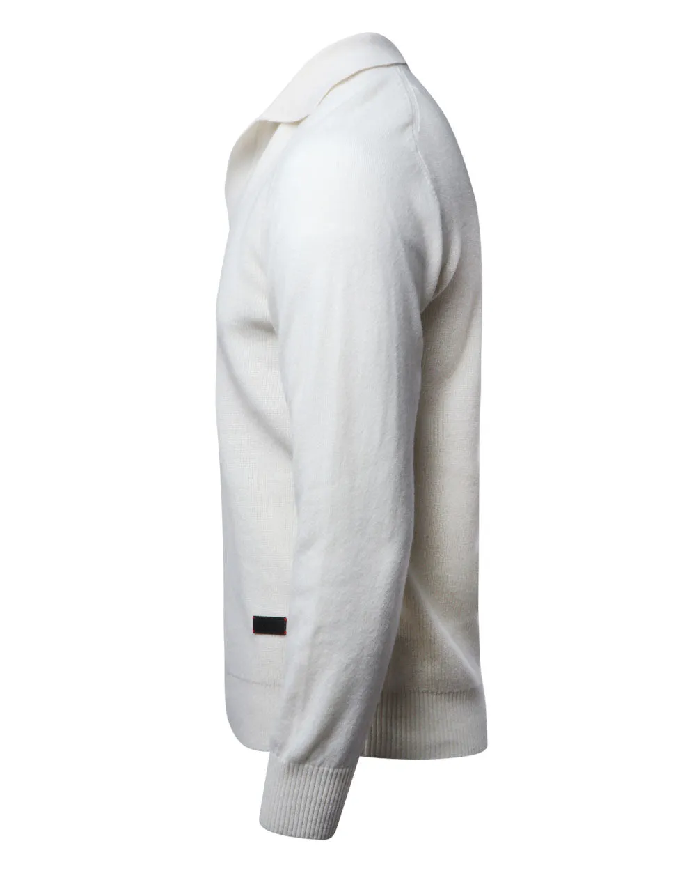 Open White Cashmere Long Sleeve