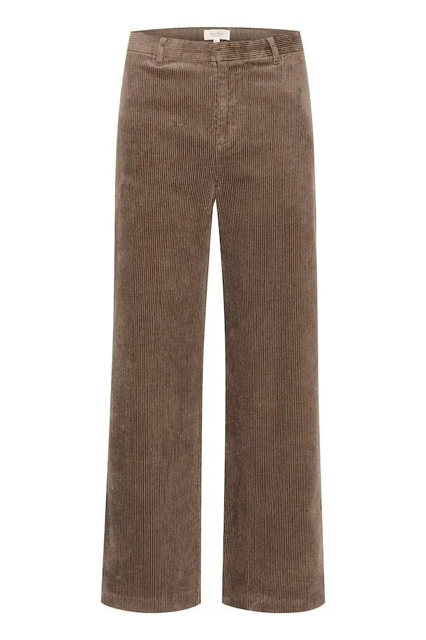 Part Two ClarissePW Corduroy Trousers in Walnut