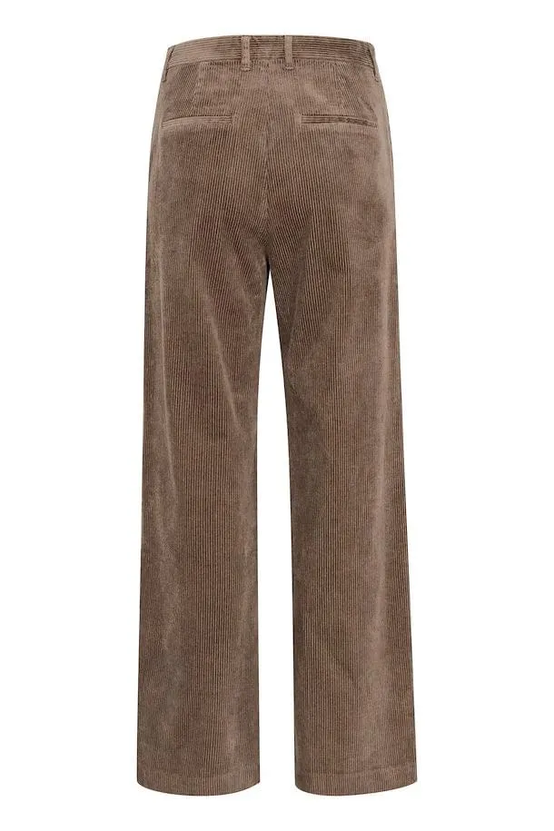 Part Two ClarissePW Corduroy Trousers in Walnut