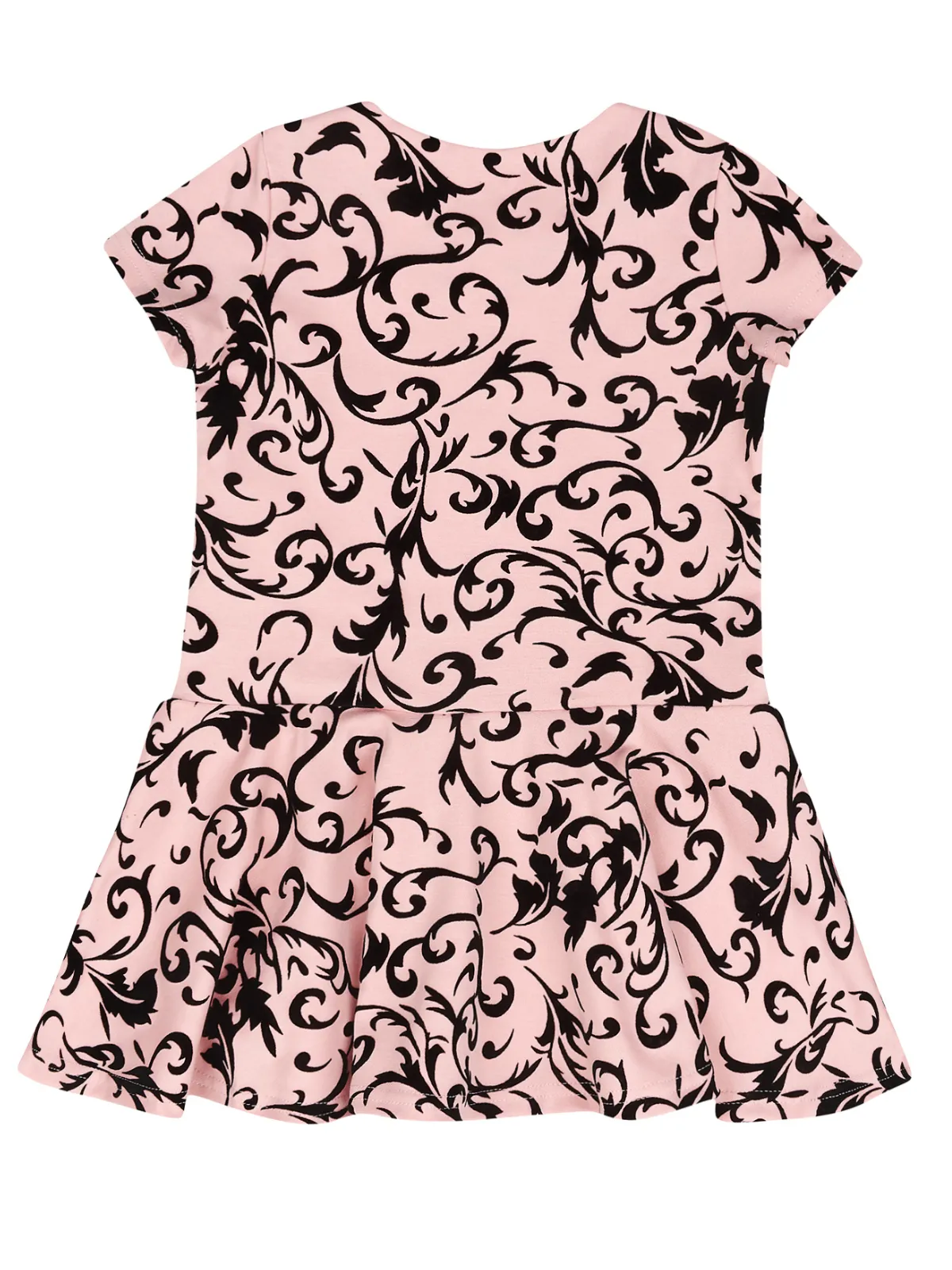 Pink Passion Velvet Brocade Dress by Kids Couture