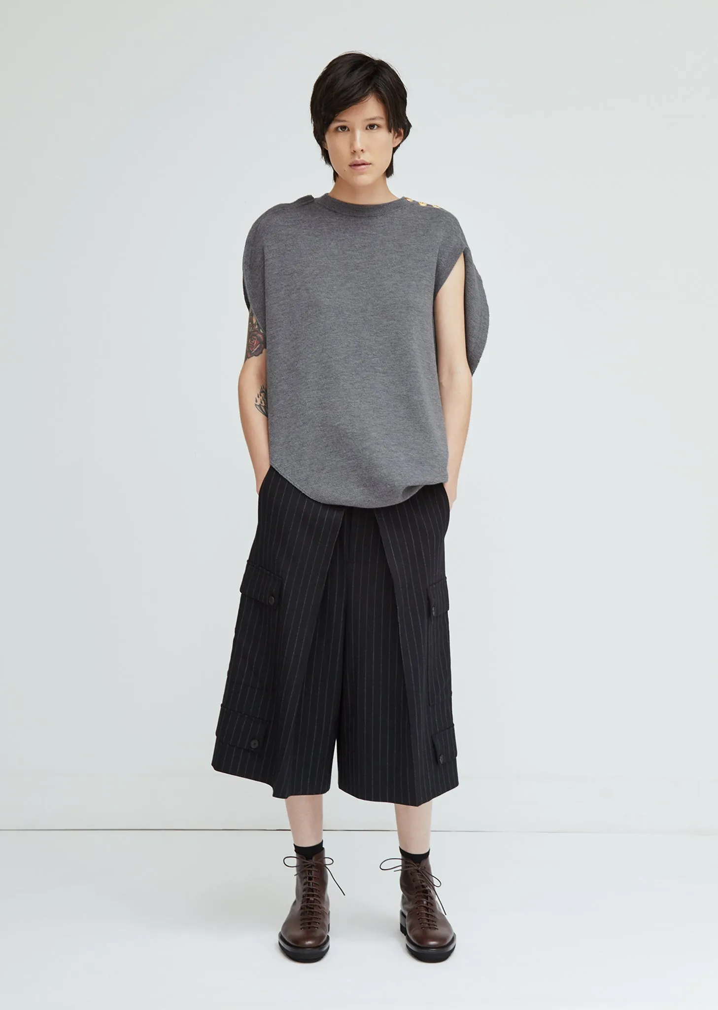 Pinstripe Culottes