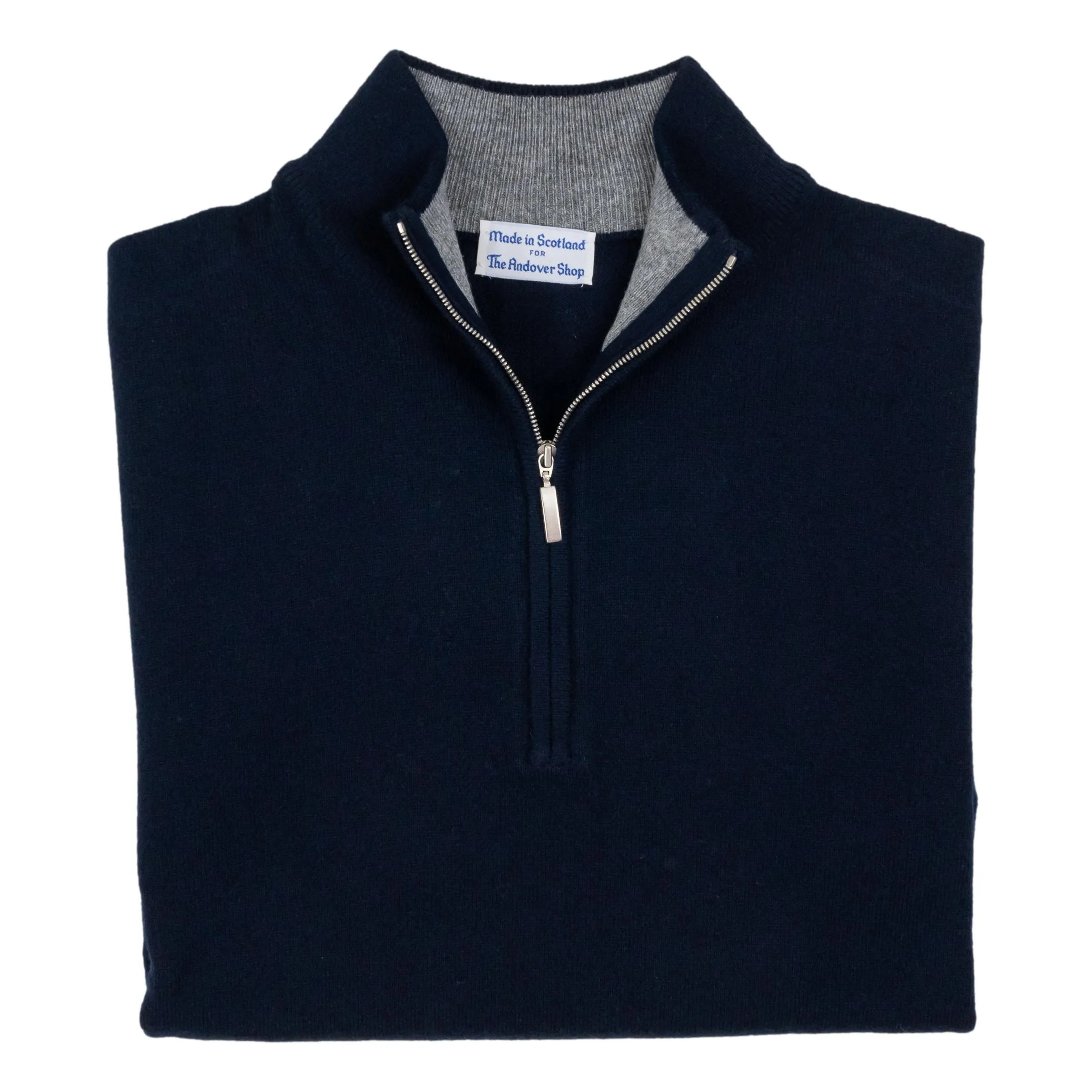 Plenderleith Cashmere Quarter-Zip Sweater