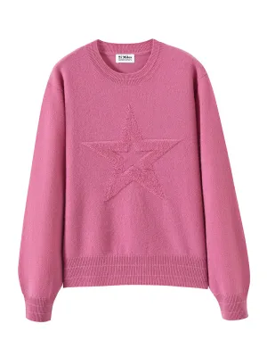 Polly Cashmere Pullover with Boucle Star