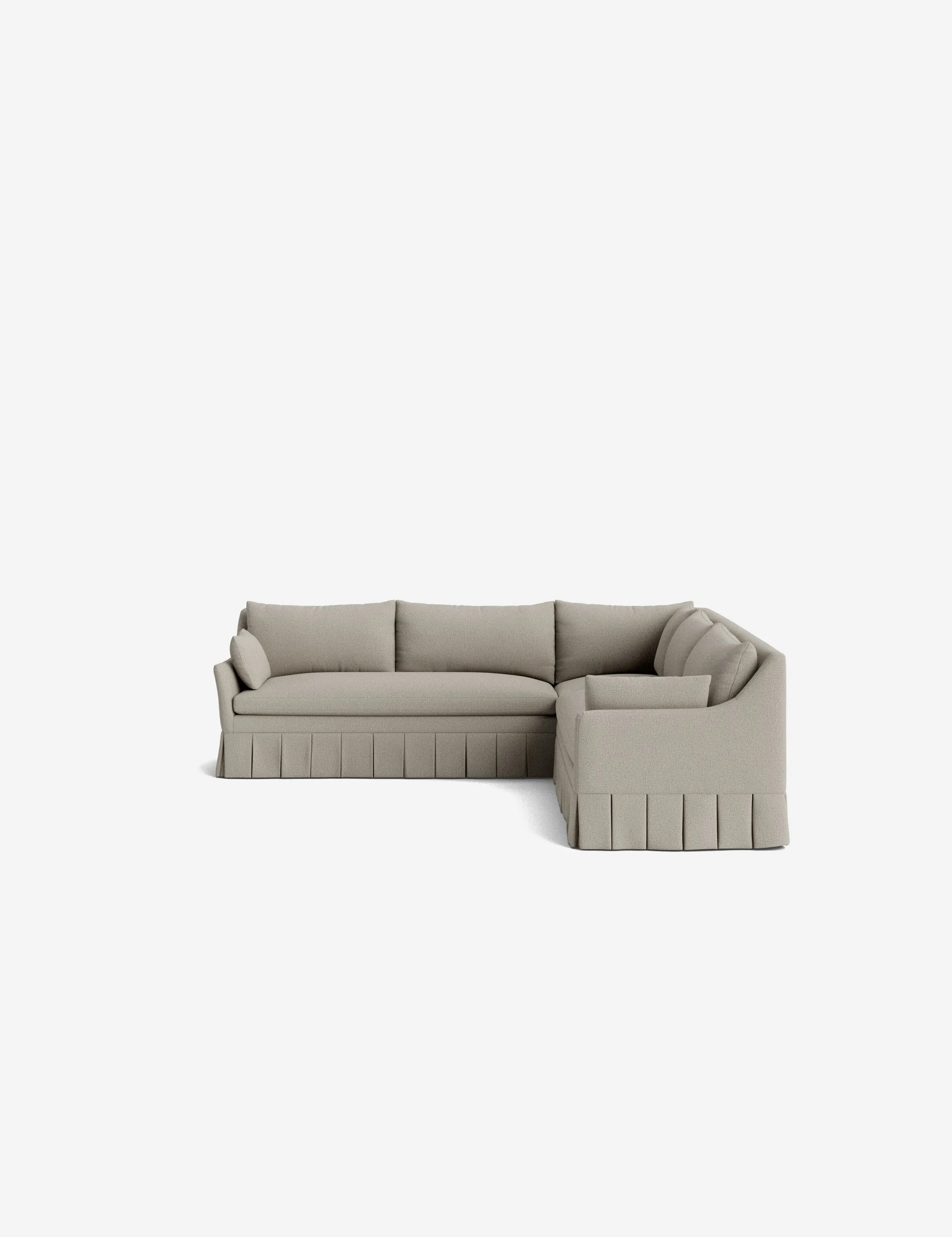 Portola Pleated Sectional Sofa