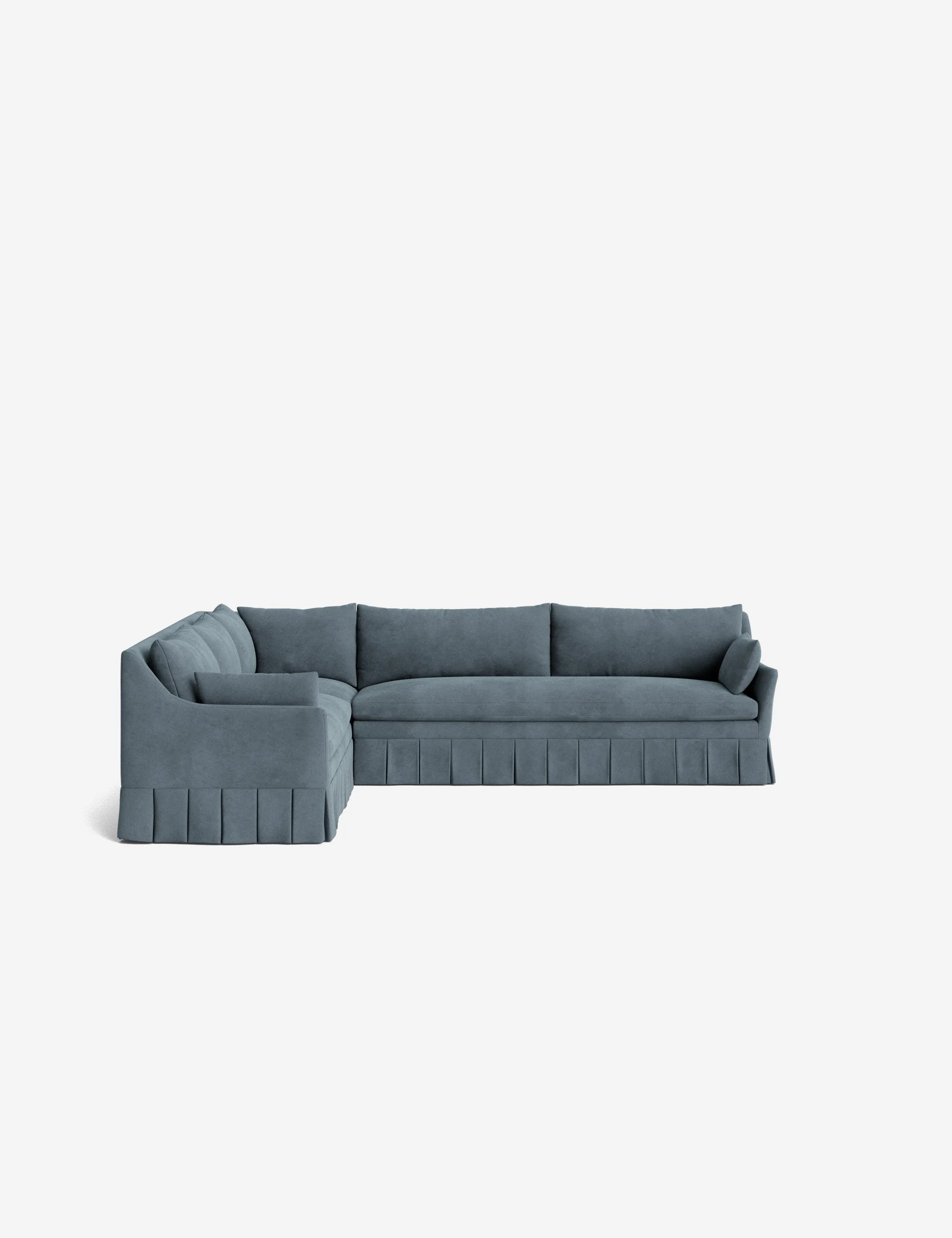 Portola Pleated Sectional Sofa