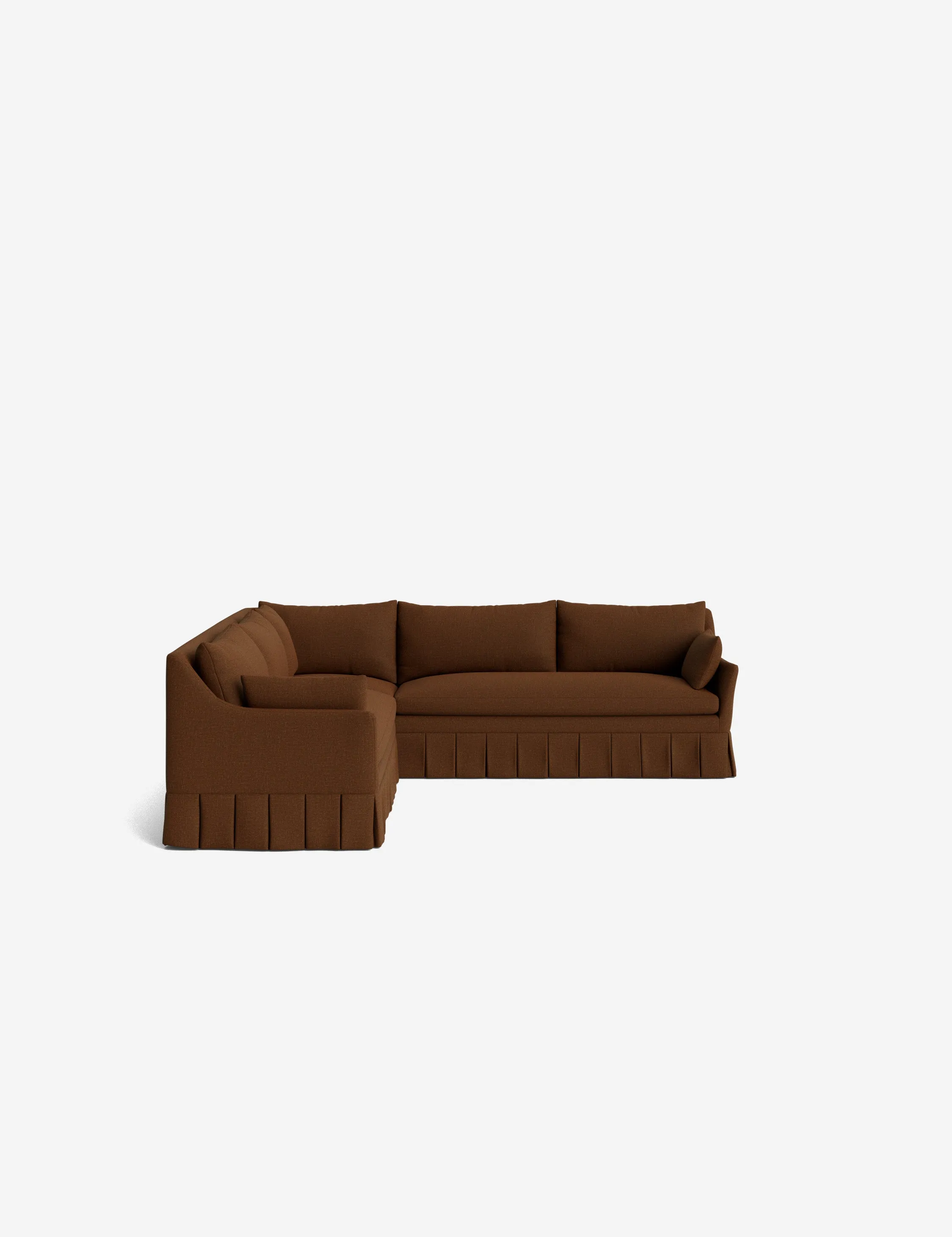 Portola Pleated Sectional Sofa