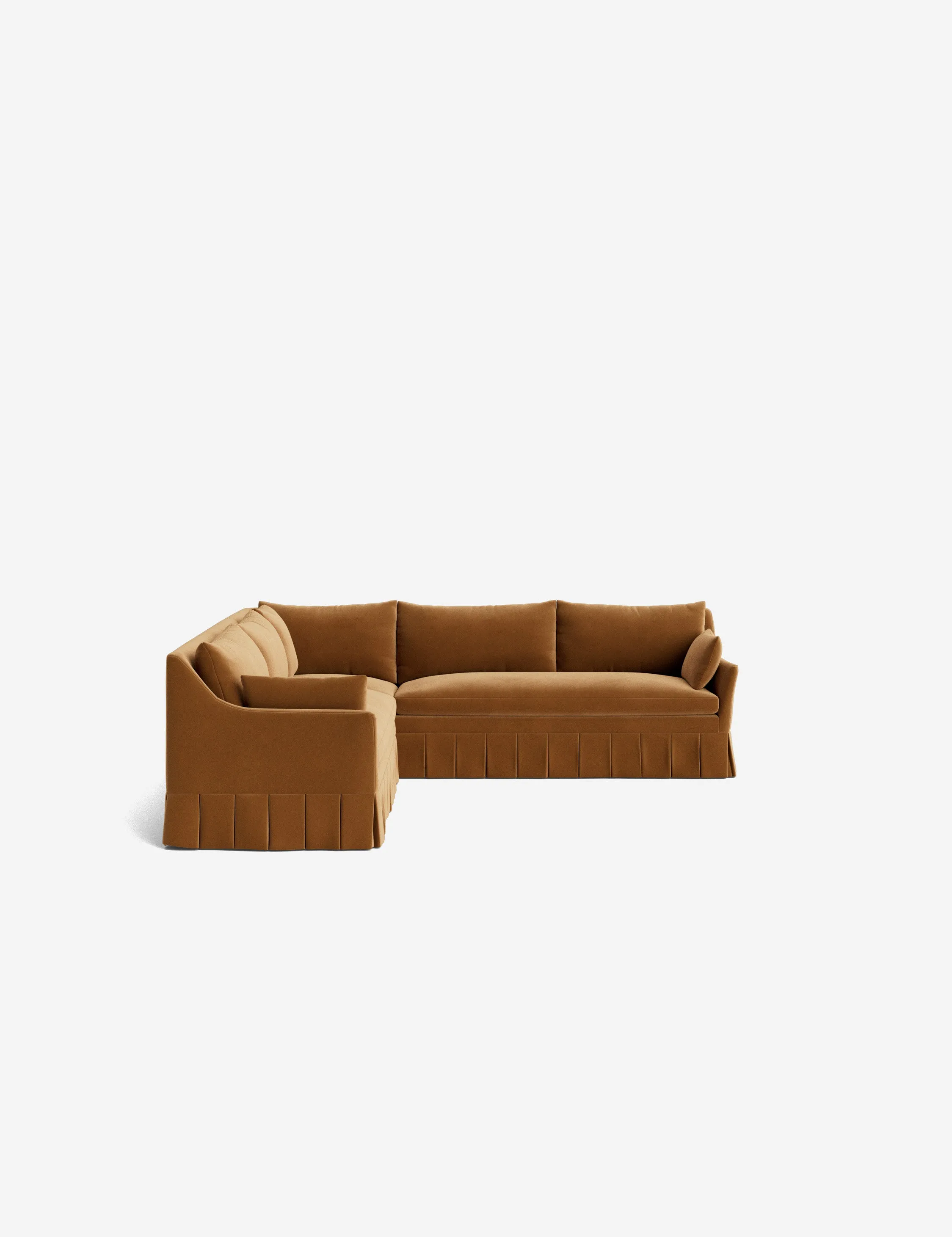 Portola Pleated Sectional Sofa