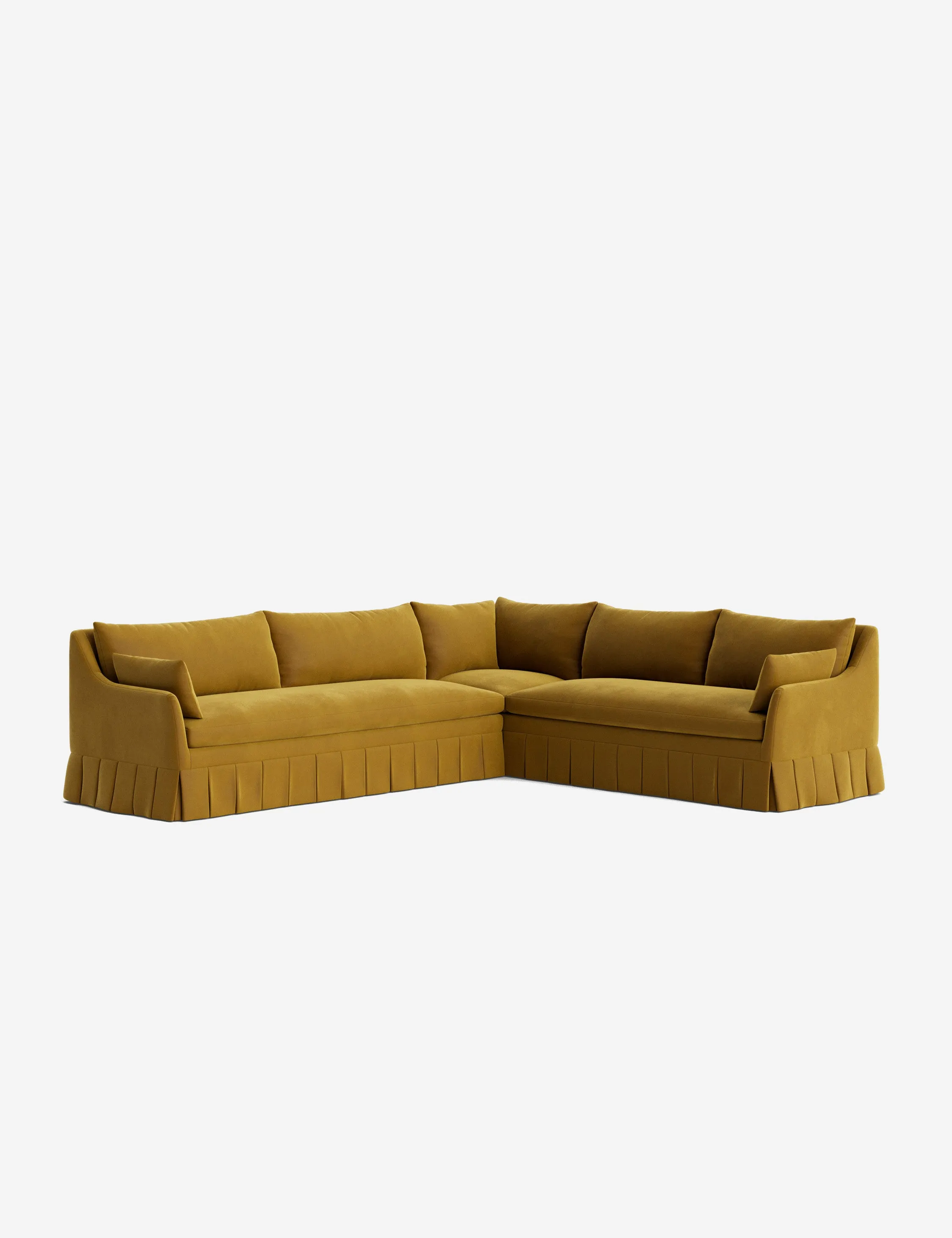 Portola Pleated Sectional Sofa