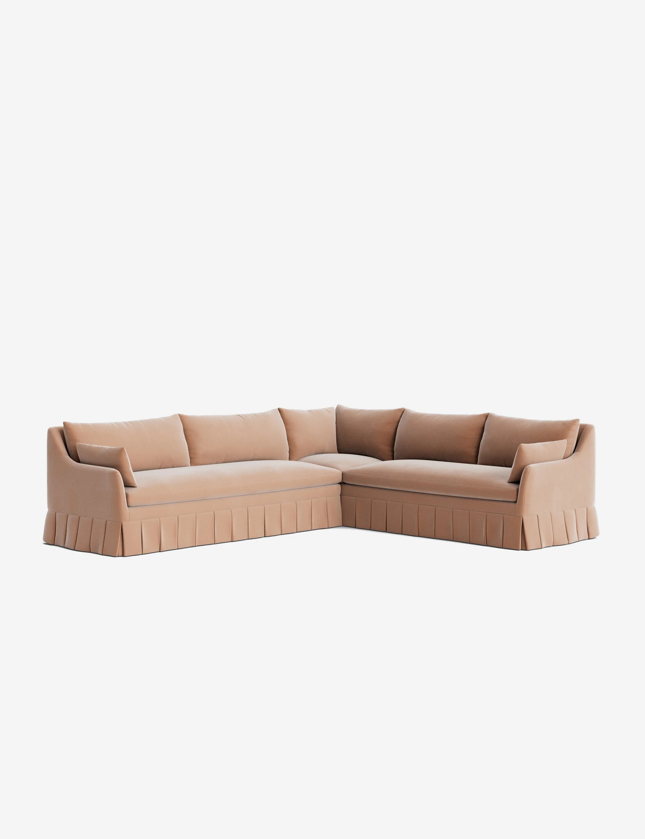 Portola Pleated Sectional Sofa