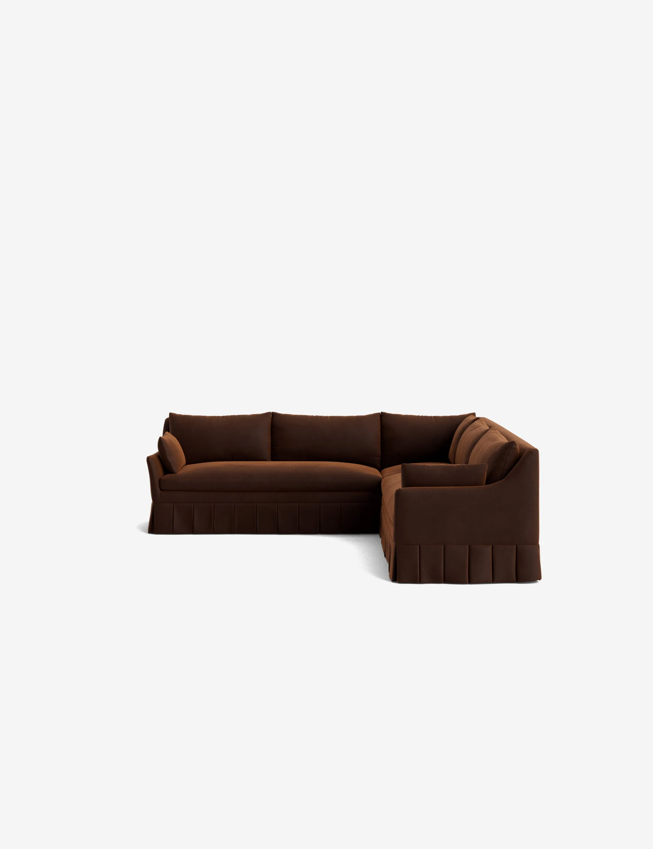 Portola Pleated Sectional Sofa