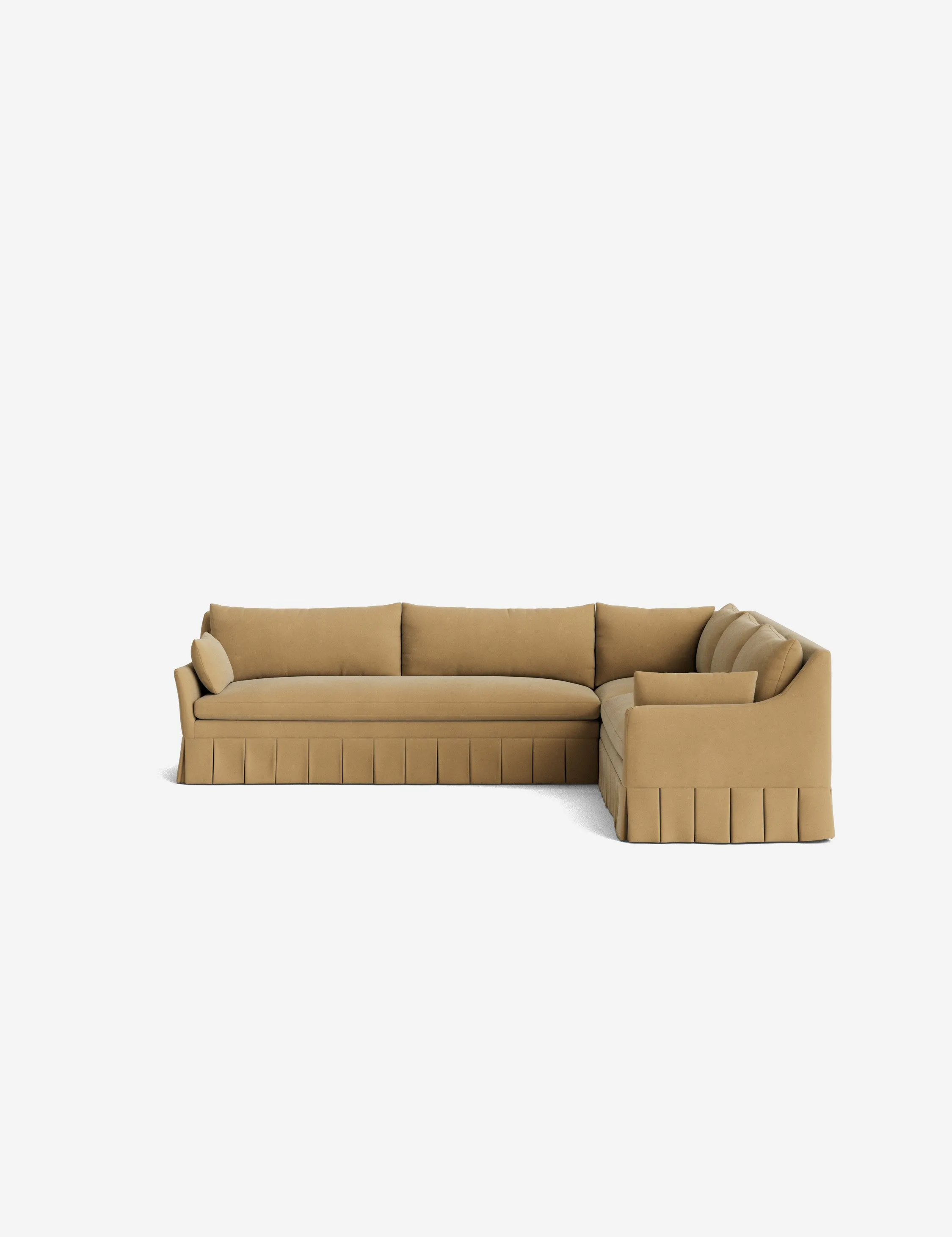 Portola Pleated Sectional Sofa