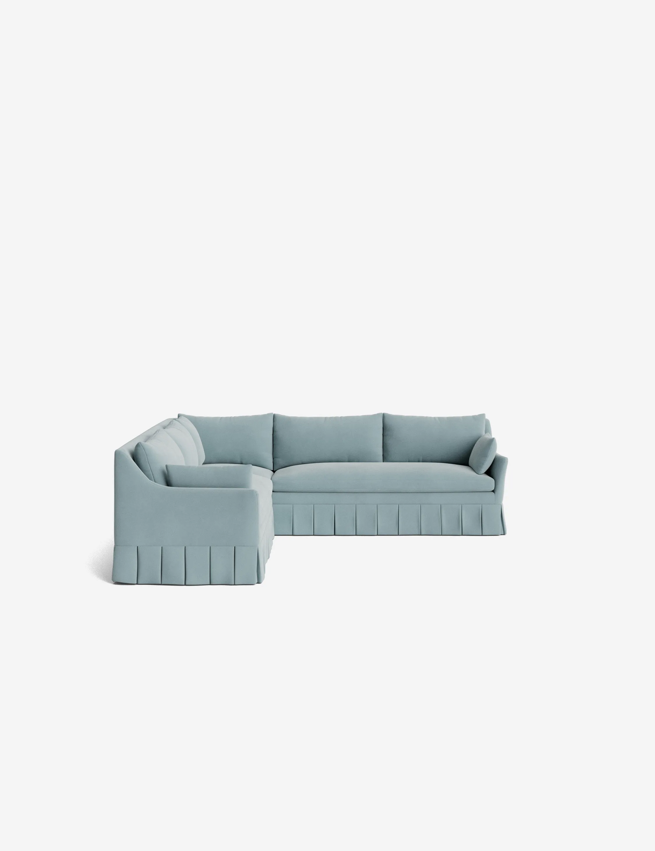 Portola Pleated Sectional Sofa