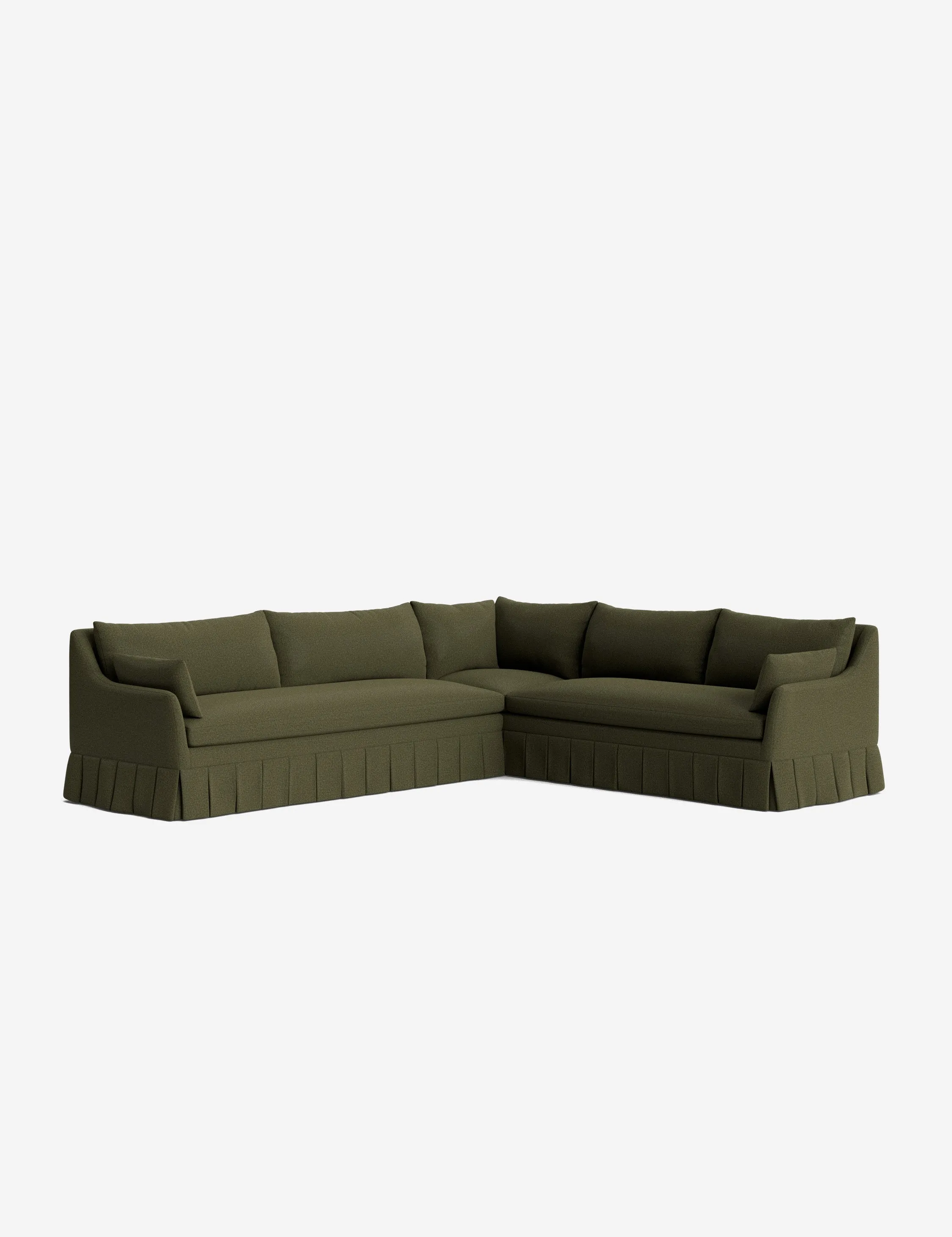 Portola Pleated Sectional Sofa