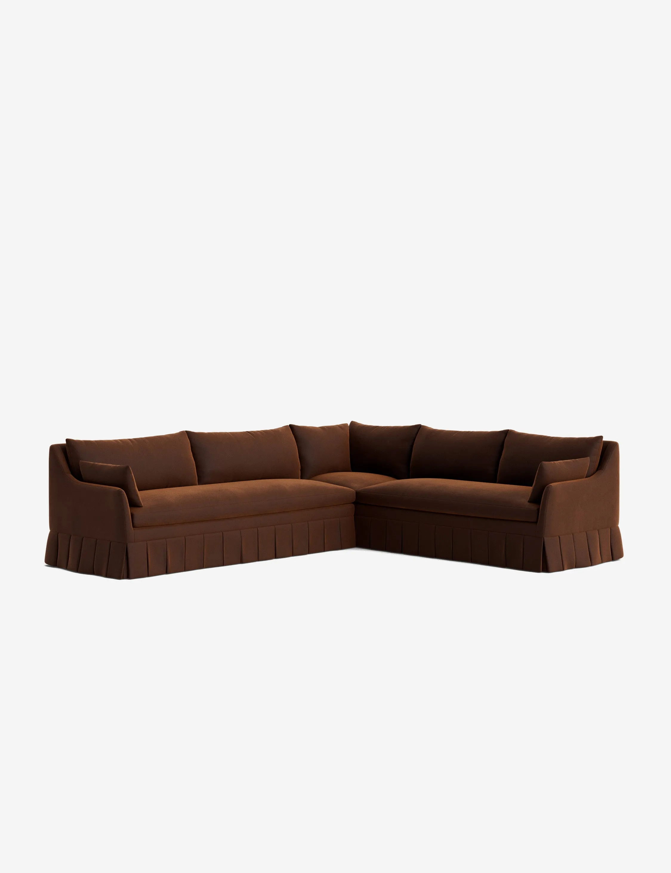 Portola Pleated Sectional Sofa