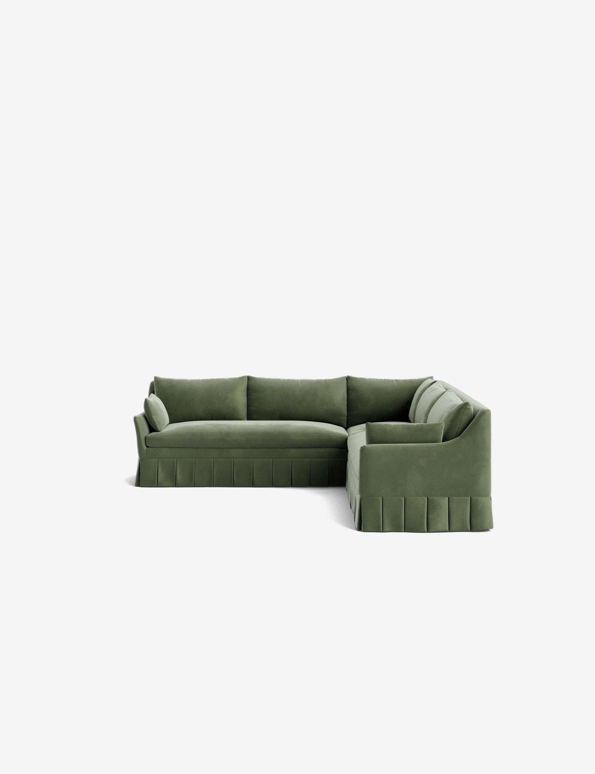 Portola Pleated Sectional Sofa