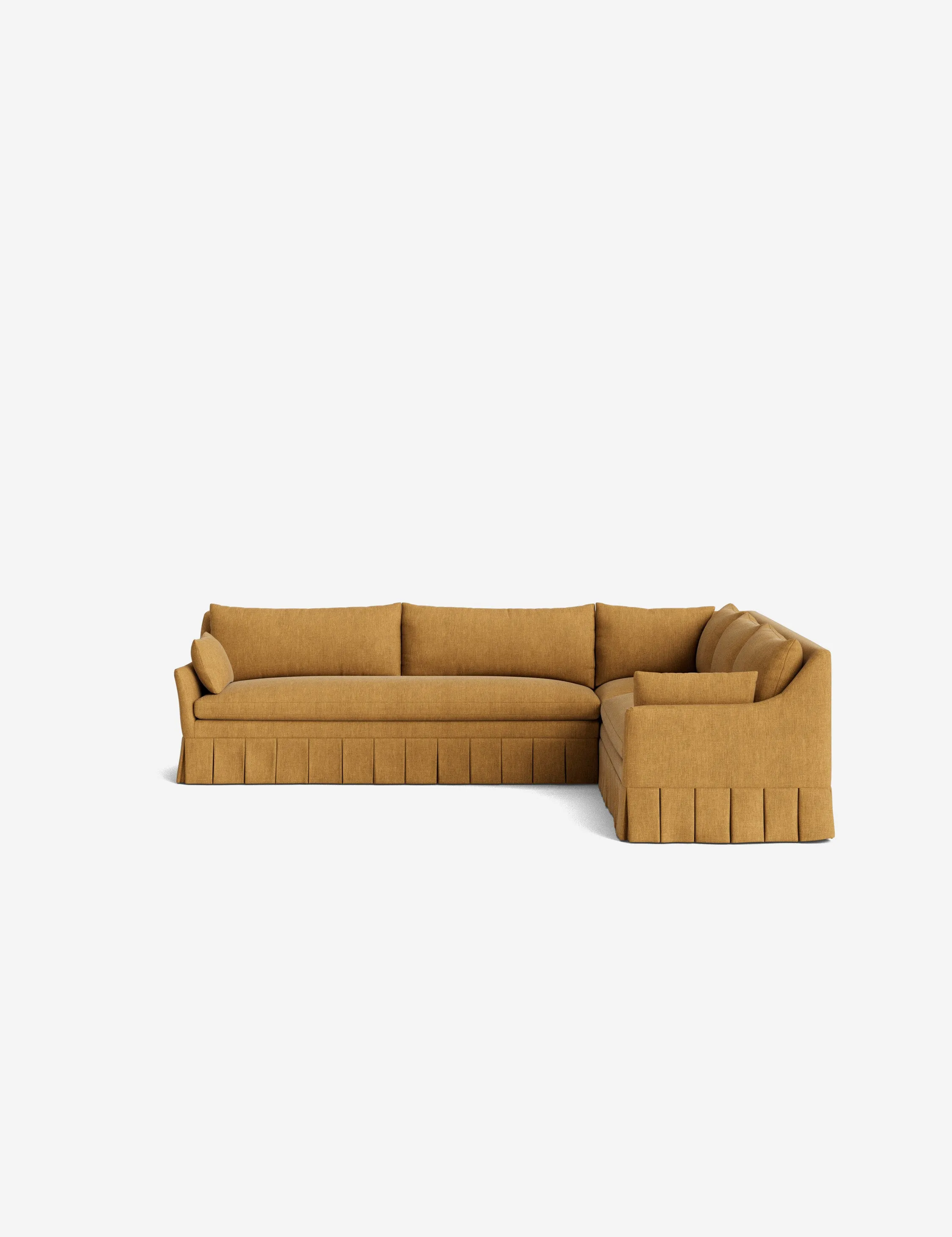 Portola Pleated Sectional Sofa