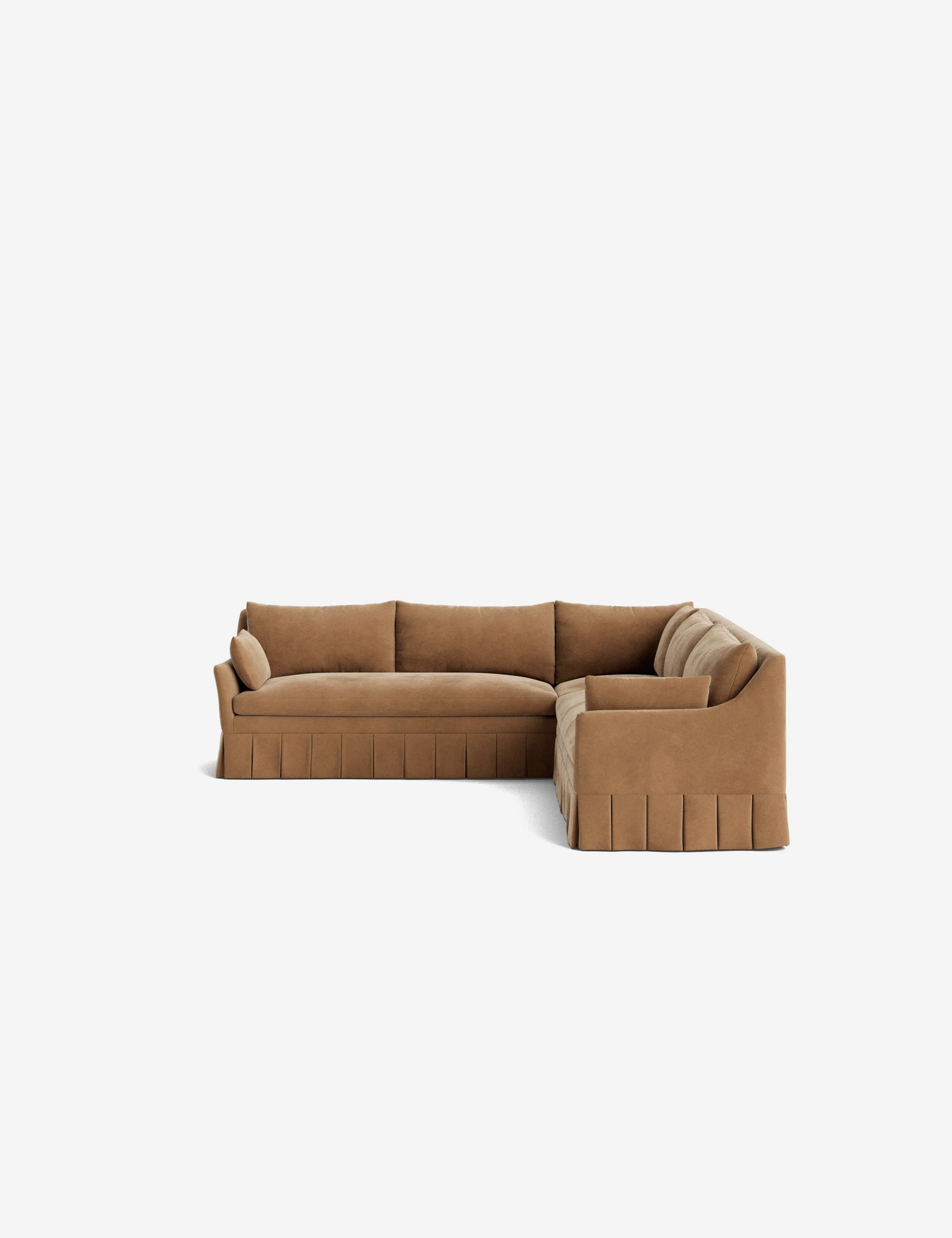 Portola Pleated Sectional Sofa