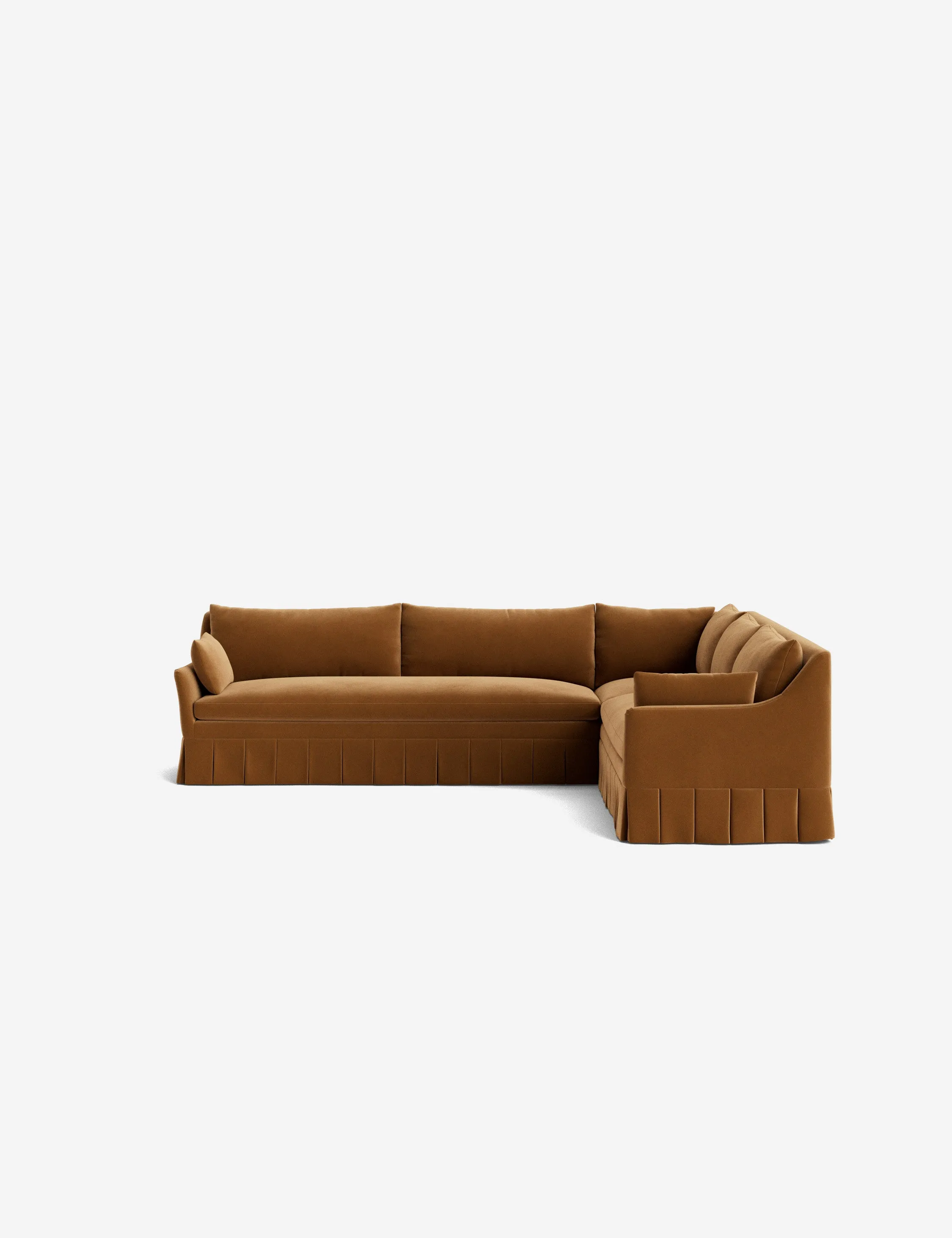 Portola Pleated Sectional Sofa