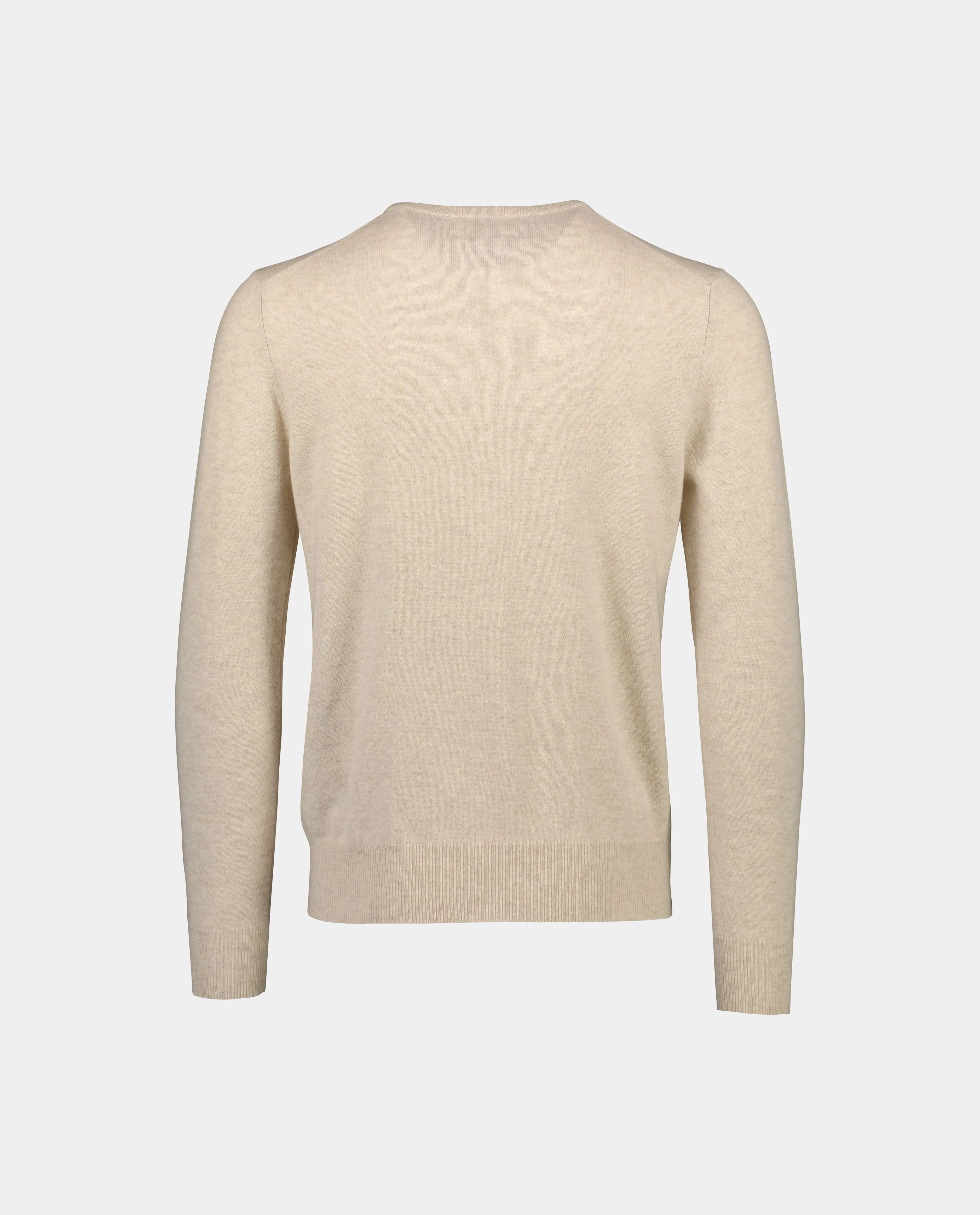 Pullover aus Cashmere in Beige - Lockerer Schnitt