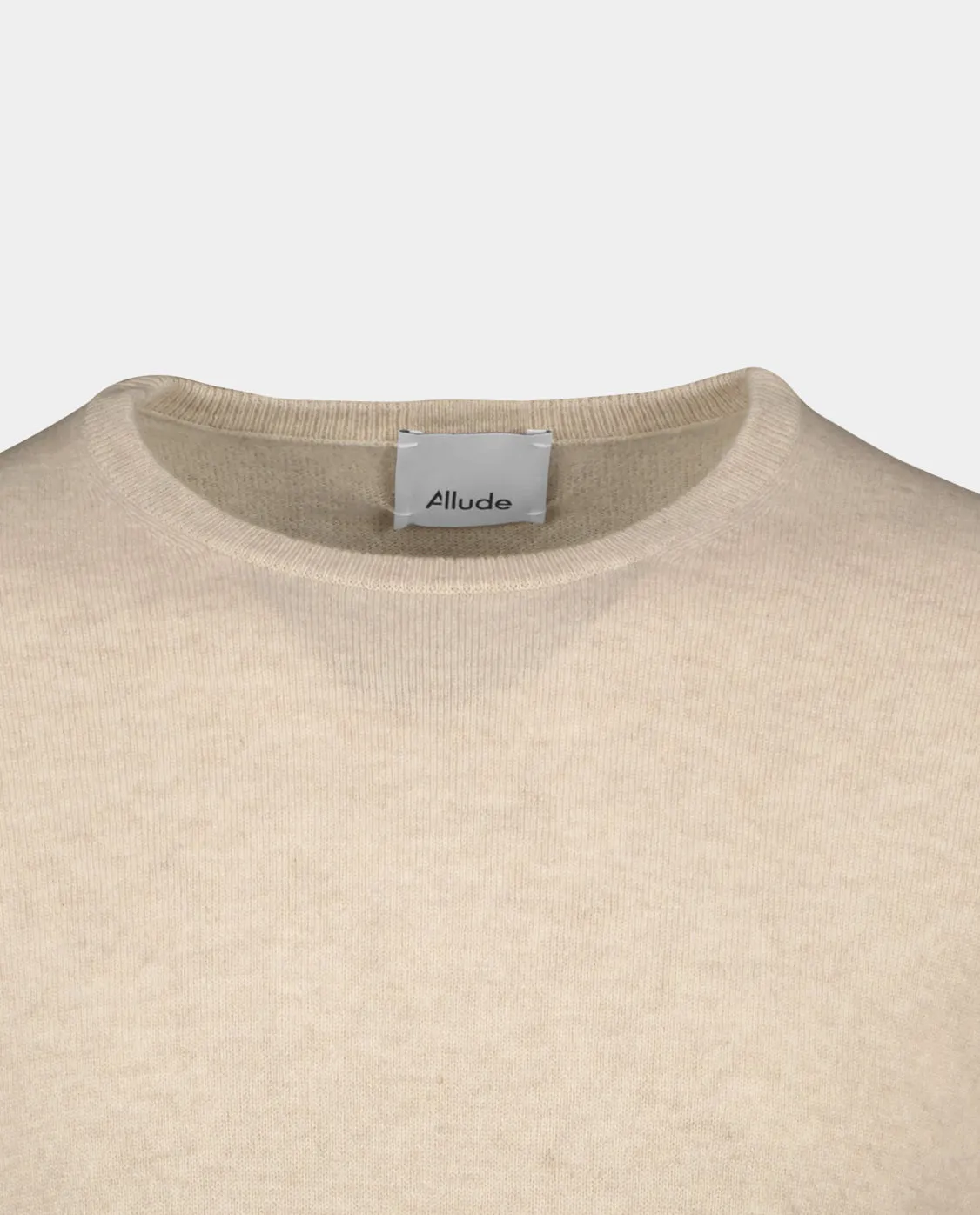 Pullover aus Cashmere in Beige - Lockerer Schnitt