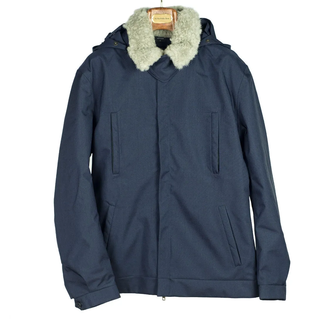 "Bumfreezer" jacket in Mixed Deep Navy fabric