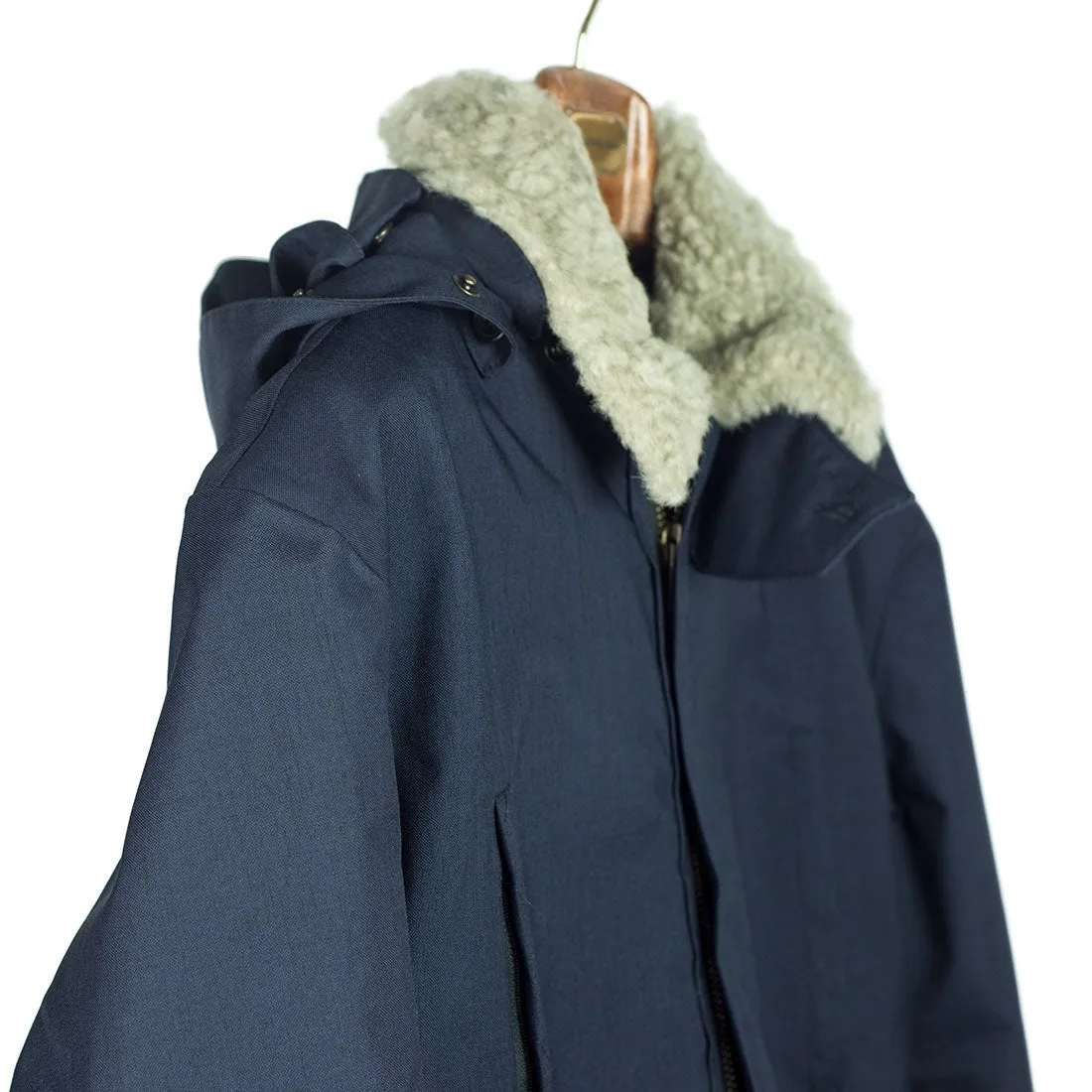 "Bumfreezer" jacket in Mixed Deep Navy fabric