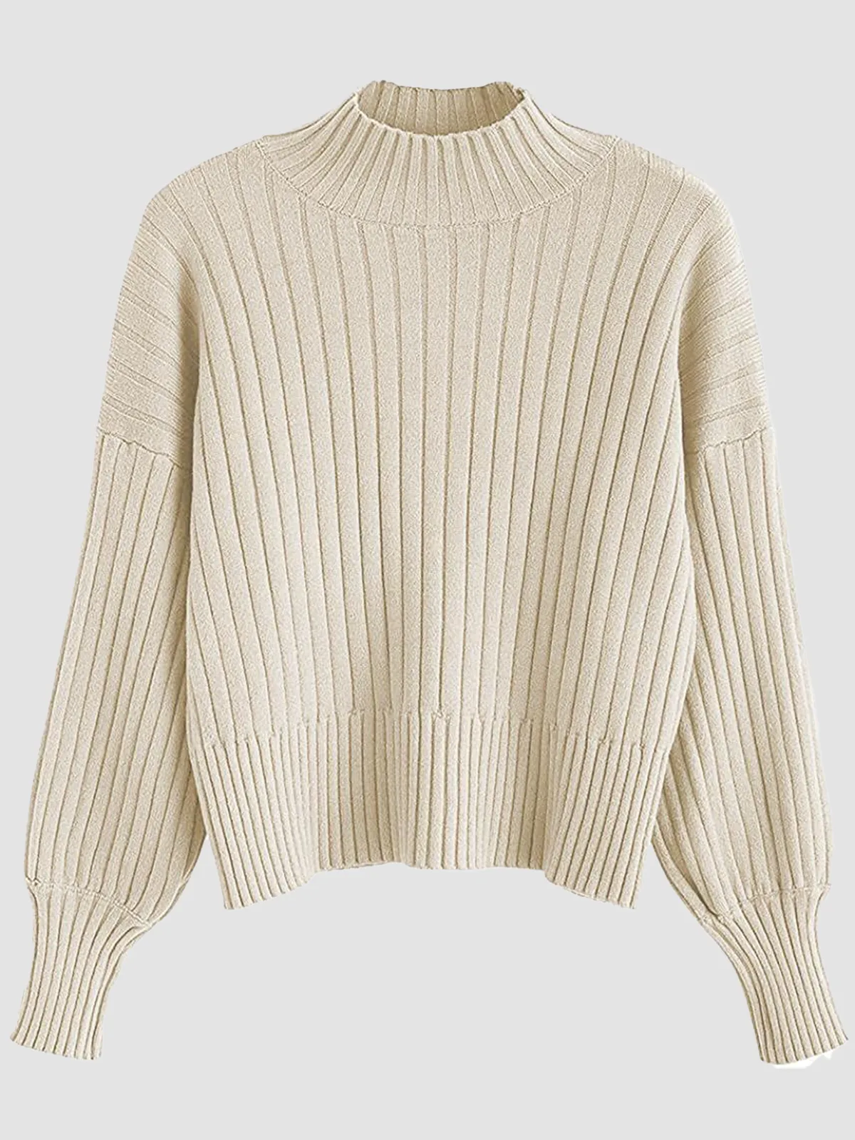 Round Neck Long Sleeve Sweater