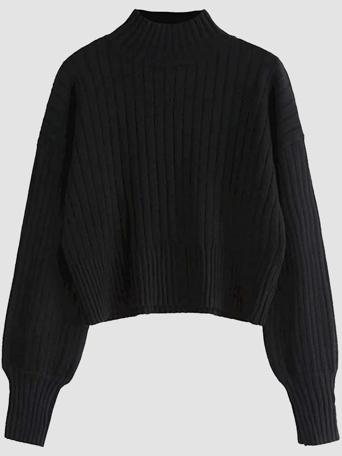 Round Neck Long Sleeve Sweater