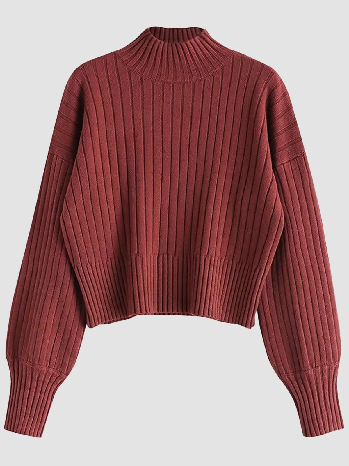 Round Neck Long Sleeve Sweater