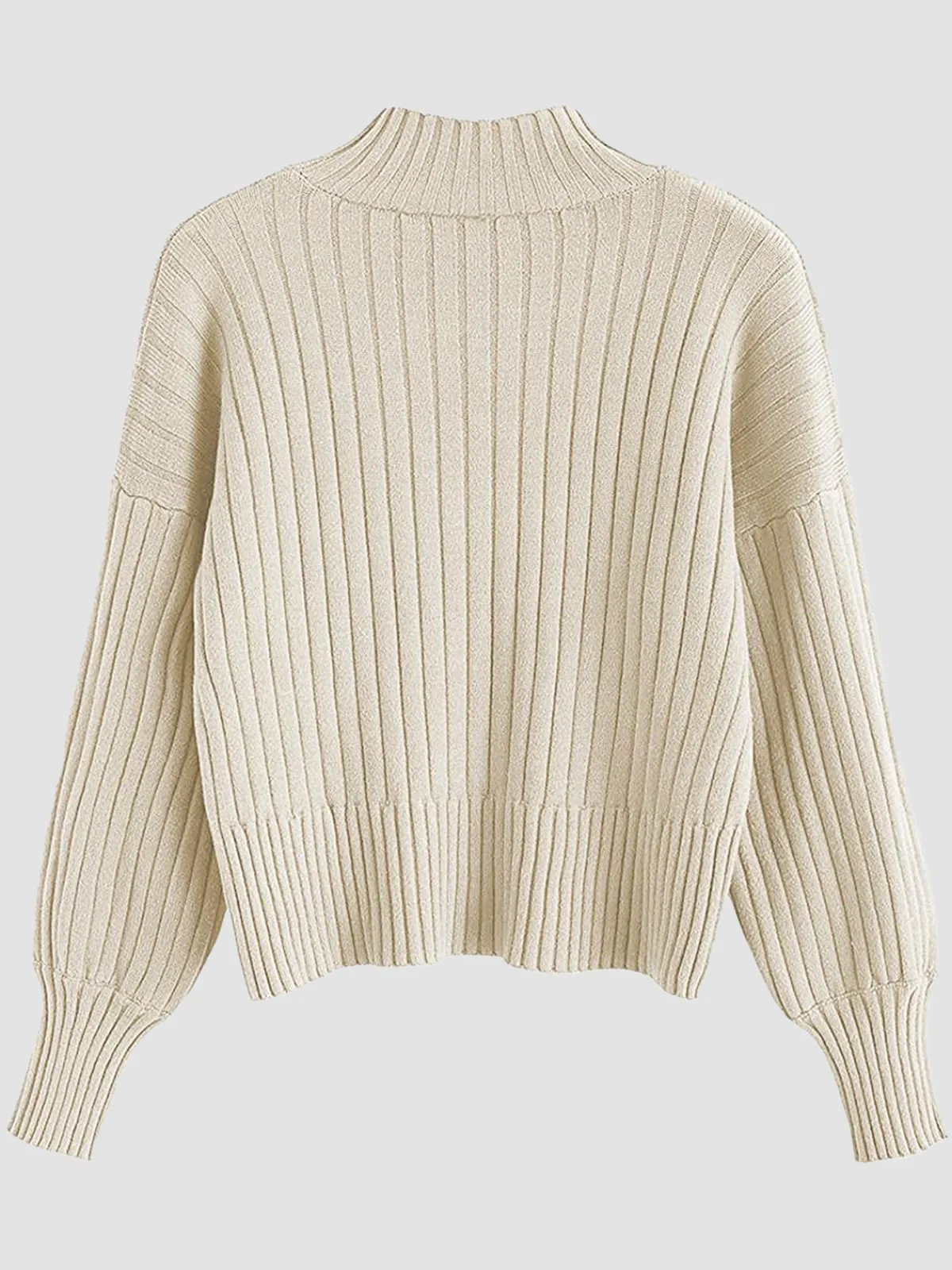 Round Neck Long Sleeve Sweater