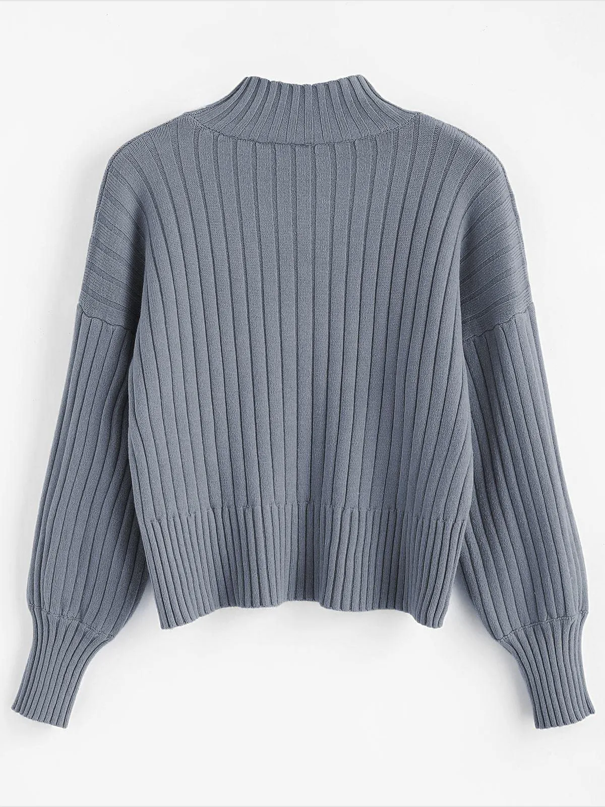 Round Neck Long Sleeve Sweater