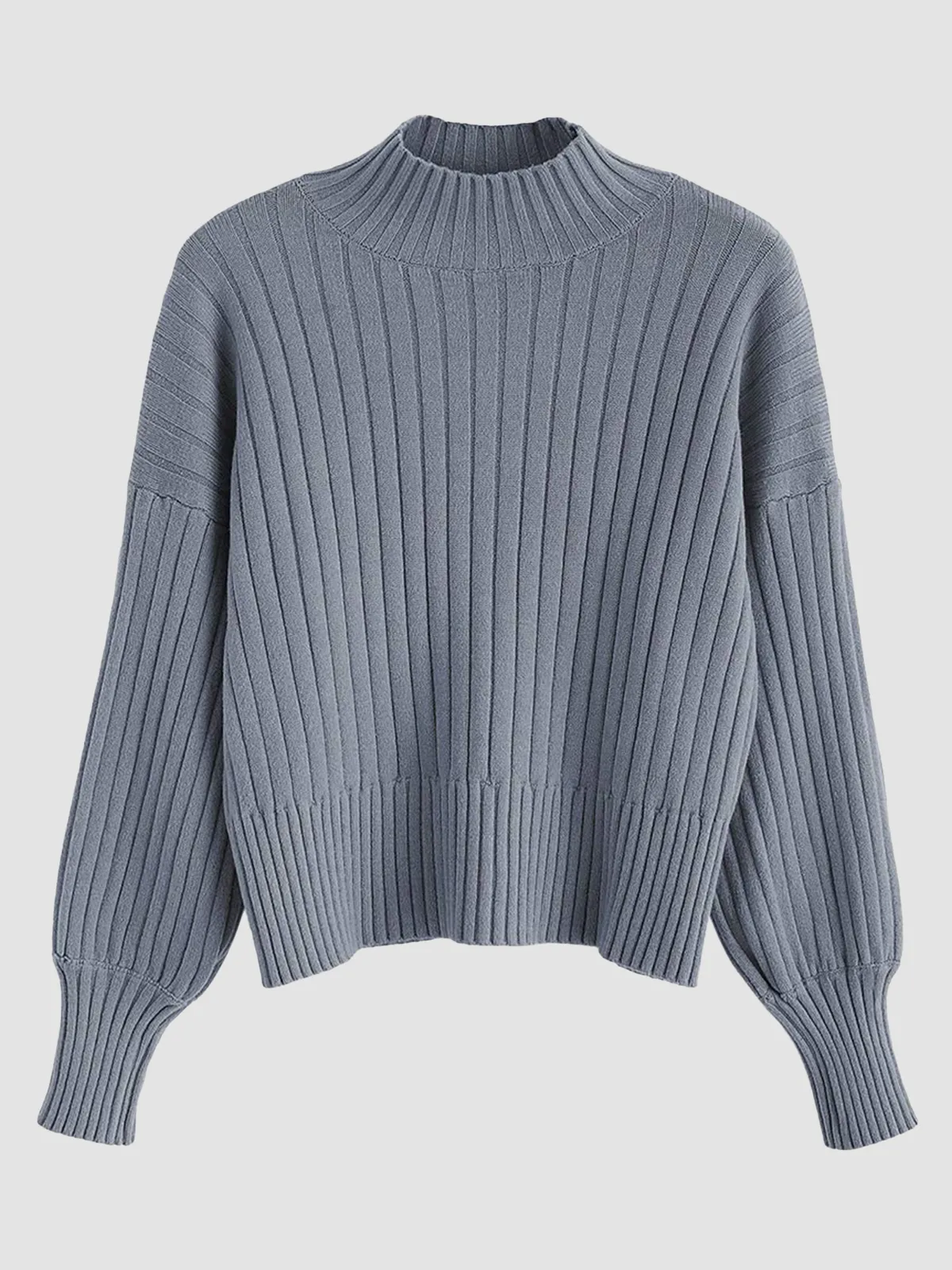 Round Neck Long Sleeve Sweater