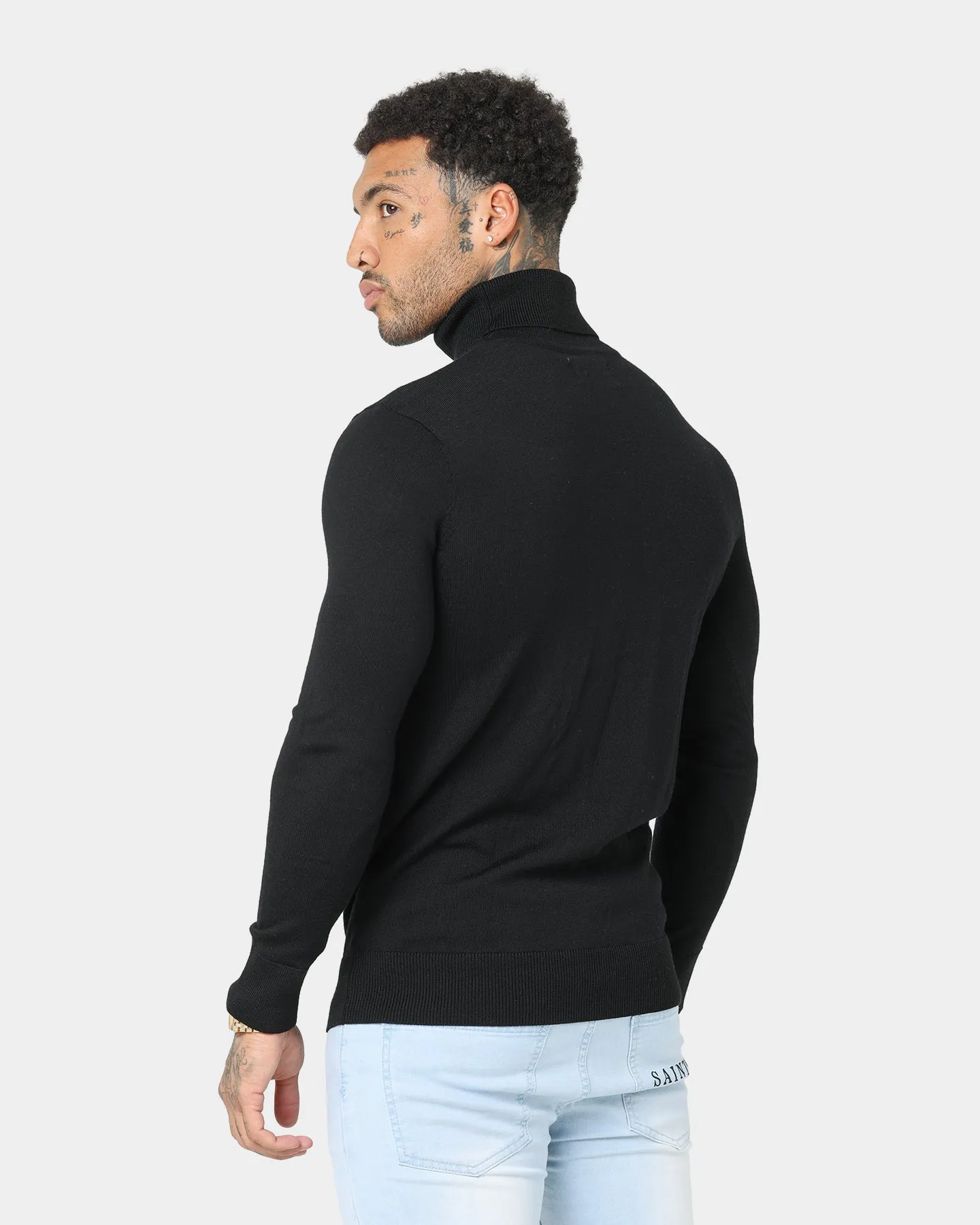 Saint Morta Rollneck Sweater Black