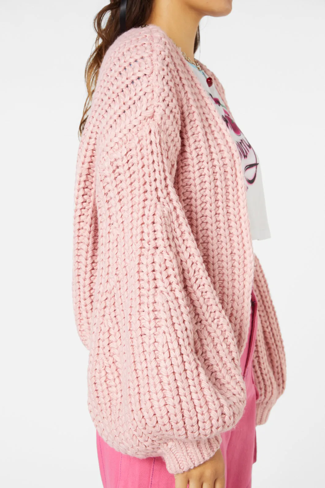 So Sweet Chunky Knit Cardigan