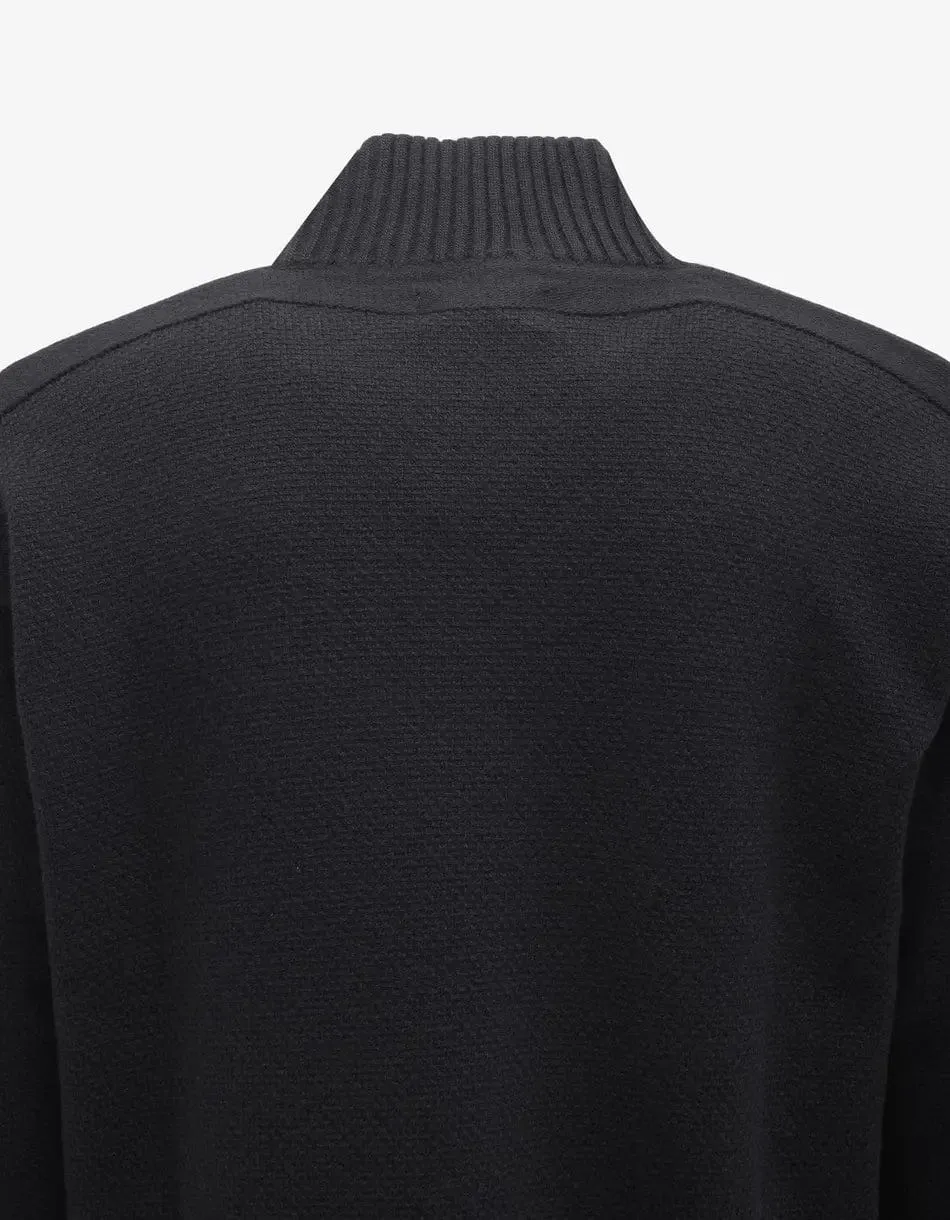 Stone Island Shadow Project Black Roll-neck Sweater