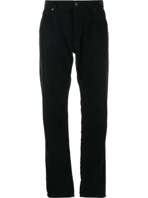 Straight-leg corduroy trousers