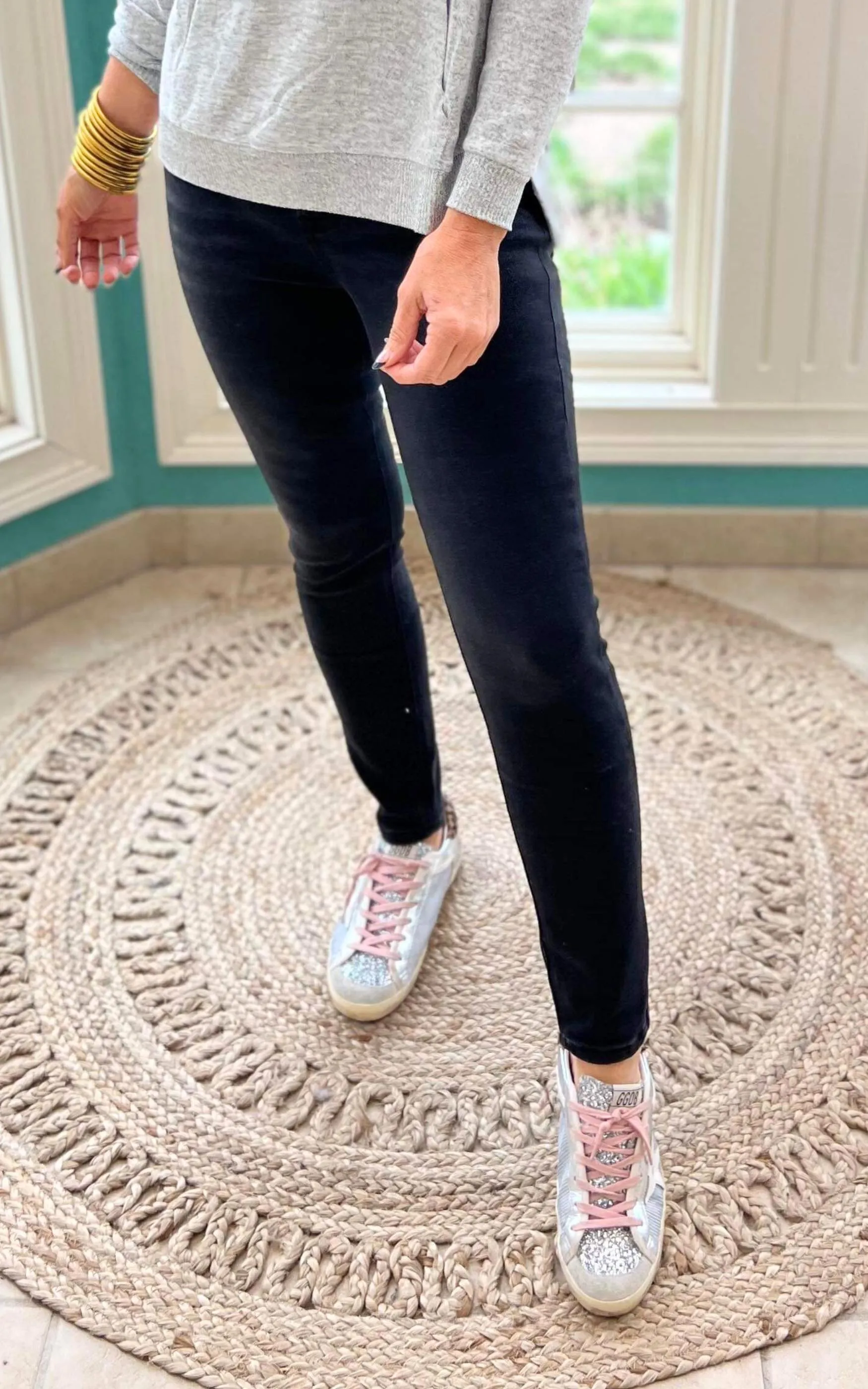 Super Soft Super High Rise Ankle Skinny Denim Jeans | Vervet* - Final Sale