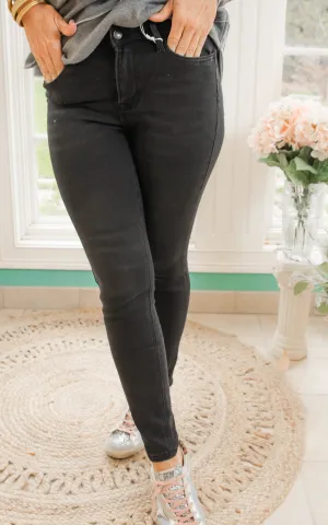 Super Soft Super High Rise Ankle Skinny Denim Jeans | Vervet* - Final Sale