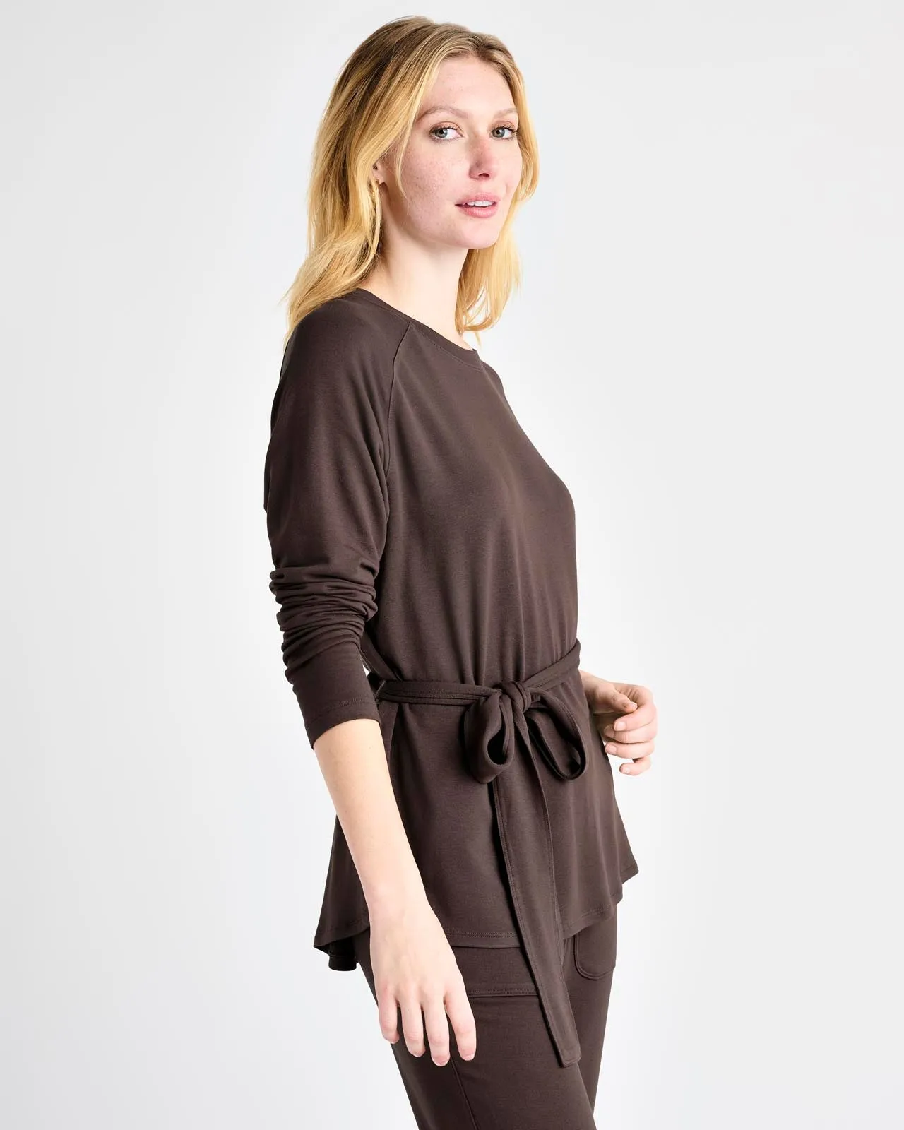 Supersoft Tie Tunic Top