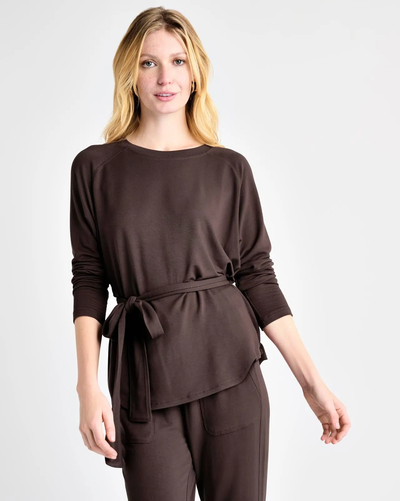 Supersoft Tie Tunic Top