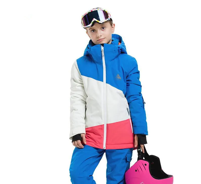 VECTOR Warm Hooded Snowboard Ski Jacket for Girls