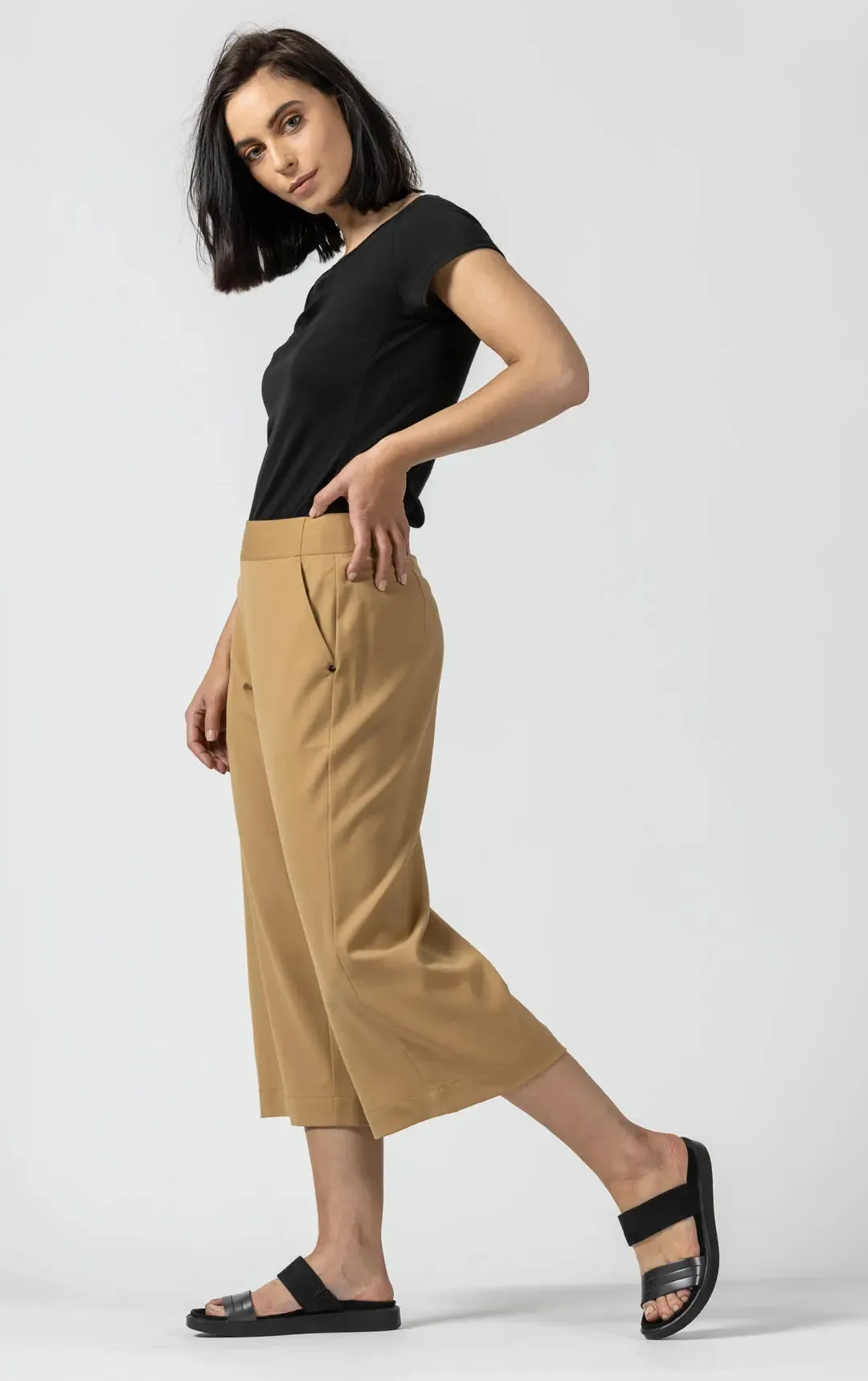 WOOL BLEND CULOTTES - CLEARANCE